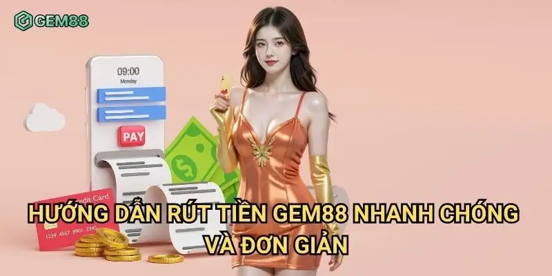 Hướng dẫn rút tiền Gem88 nhanh chóng và đơn giản